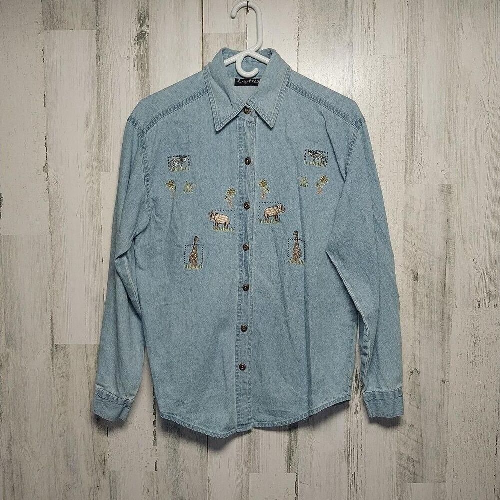 Lotus Women's Blue Shirt